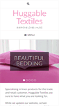 Mobile Screenshot of huggabletextiles.com